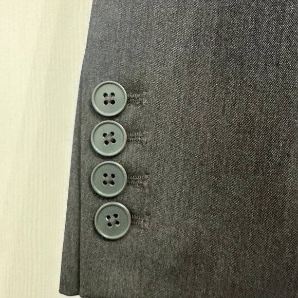 Liz Claiborne Charcoal Gray Suit Blazer Size 14 - Picture 3 of 4